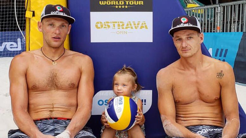 Edgars Točs un Mārtiņš Pļaviņš 
Foto: facebook.com/plavinstocs