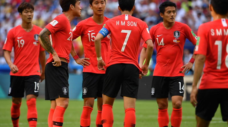 Dienvidkorejas futbolisti
Foto: AFP/Scanpix