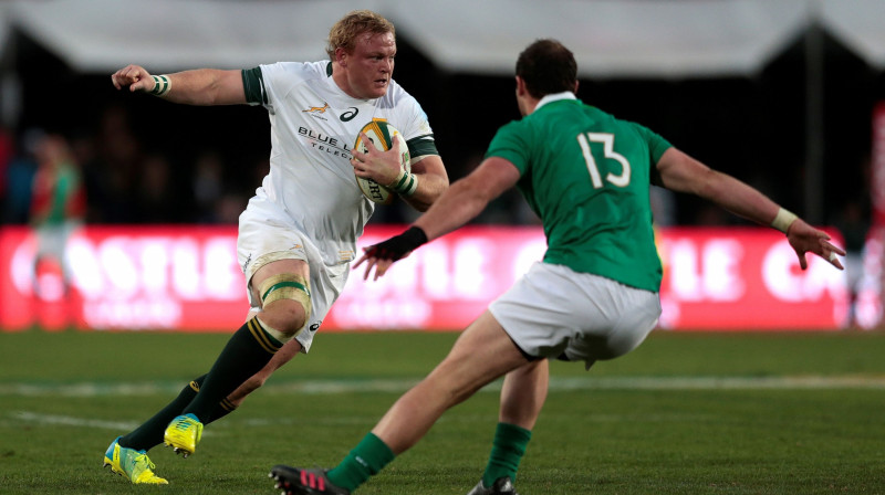 Adrians Štrauss (ar bumbu)
Foto: AFP/Scanpix