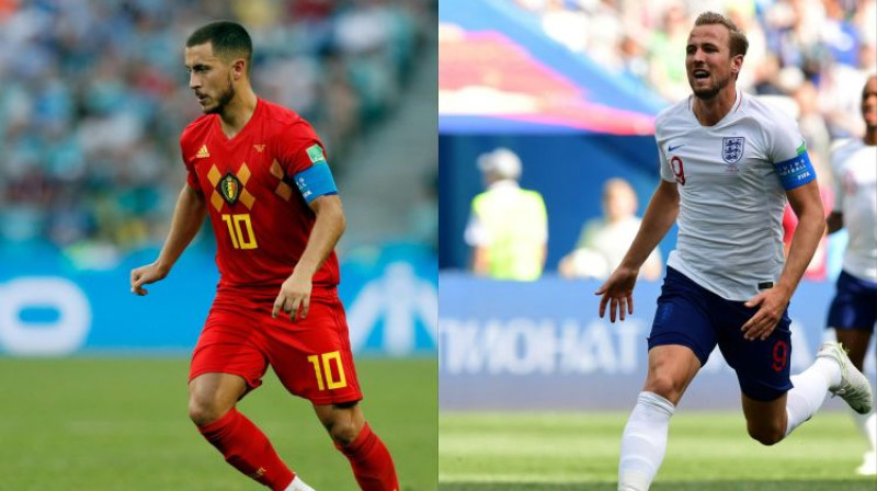 Edens Azārs un Harijs Keins
Foto: AFP/Scanpix