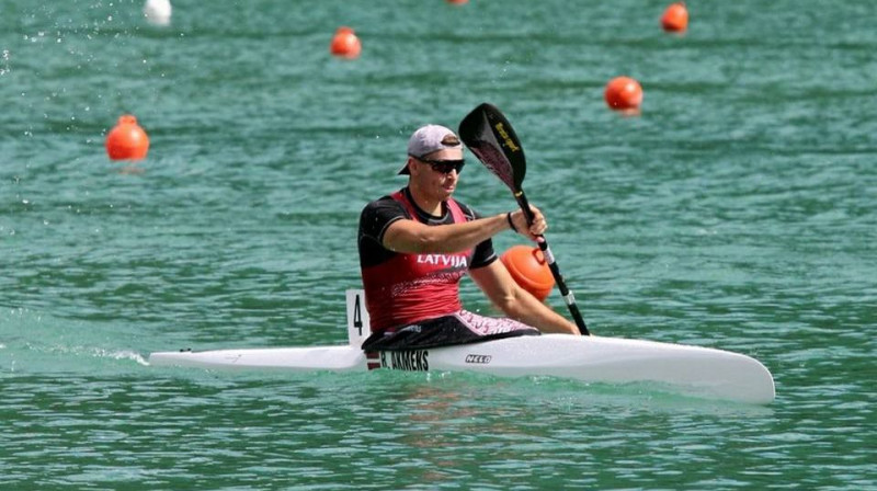 Roberts Akmens Eiropas U23 čempionātā
Foto: Canoe Europe