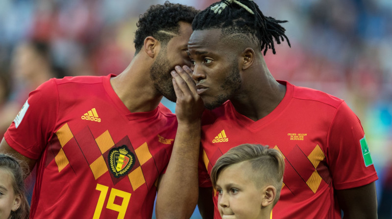 Musa Dembelē un Mišī Bačuajī 
Foto: SIPA / Scanpix