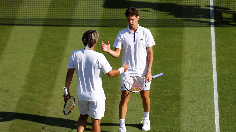 Dominiks Tīms padevies Markosam Bagdatim
Foto: Reuters/Scanpix
