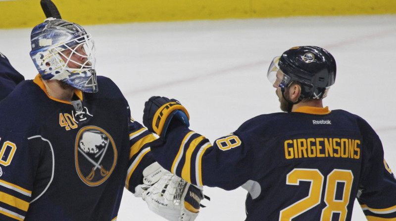 Robins Lēners un Zemgus Girgensons
Foto: AP/Scanpix