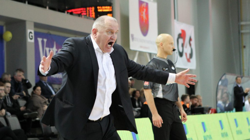 "Vytautas" galvenais treneris Virgīnijs Šeskus 
Foto: bcvytautas.lt