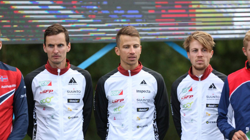 Rūdolfs Zērnis (no labās), Edgars Bertuks un Andris Jubelis
Foto: PhotoMiller sports