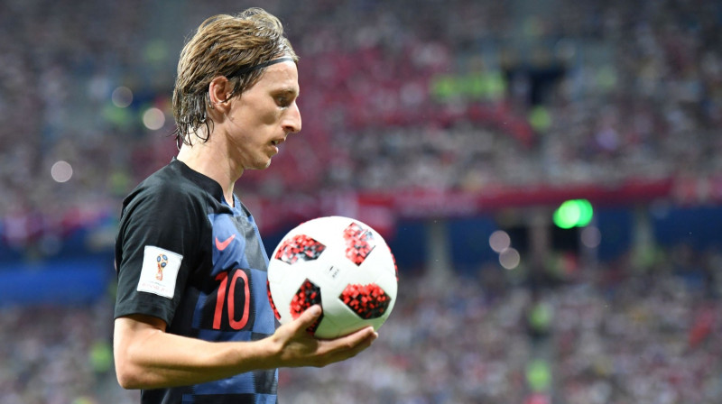 Horvātu kapteinis Luka Modričs
Foto: Sipa/Scanpix