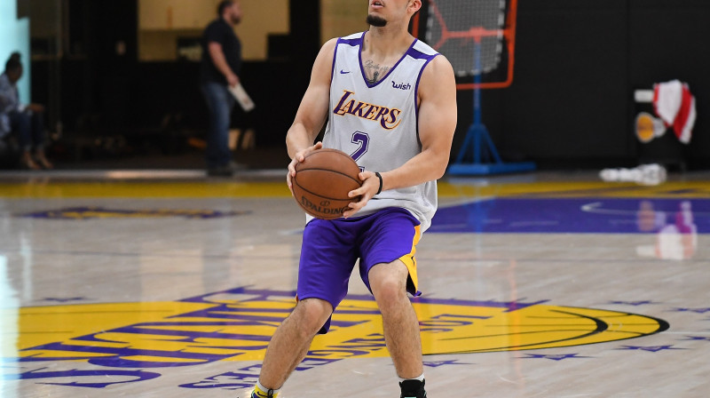 Liandželo Bols "Lakers" pirmsdrafta treniņā 
Foto: AFP / Scanpix