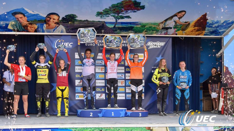 Līva Lizete Glāzere (trešā no kreisās)
Foto: uec.ch