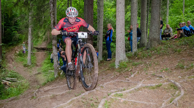 Sestdien Ogres zilajos kalnos notiks Latvijas čempionāts MTB XCO krosā
Foto: Agnis Melderis