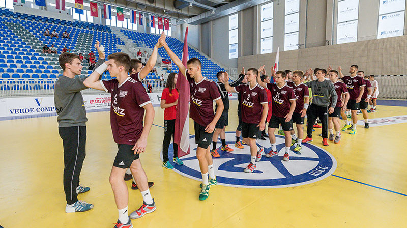Latvijas U-20 izlases handbolisti
Foto: Rukometni savez Crne Gore