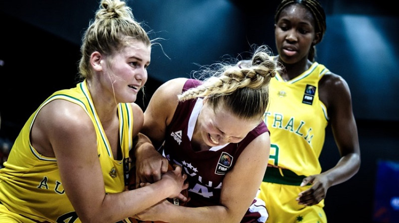 Jete Nulle spēlē pret Austrāliju
Foto: FIBA