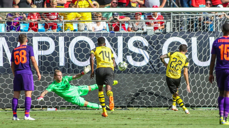 Kristians Pulisiks realizē pendeli un panāk izlīdzinājumu
Foto: Sipa USA/Scanpix