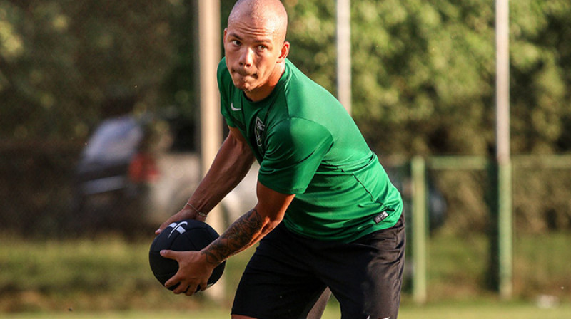 Rikardo Grejs treniņā
Foto: Jānis LĪgats