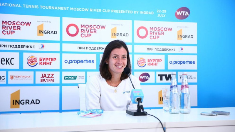 Anastasija Sevastova Maskavā
Foto: moscowrivercup.com