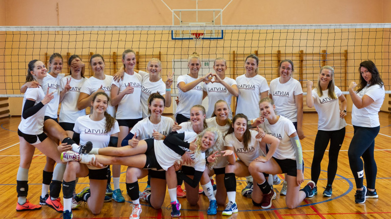 Izlases šī gada modelis
Foto: Facebook/volejbolslv