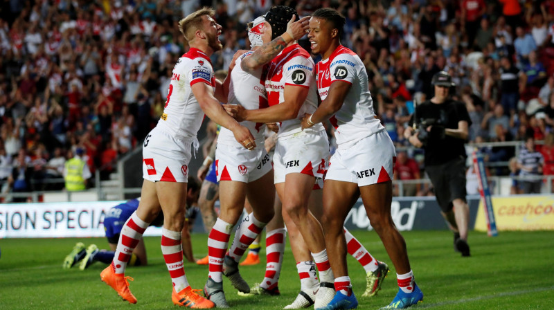 "St.Helens" spēlētāji
Foto: Action Images/Scanpix