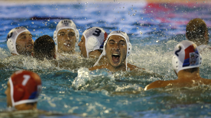 Serbijas ūdenspolo izlase
Foto: AP/Scanpix