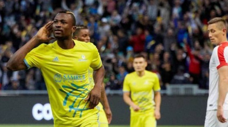 Iepriekšējā gada Čempionu līgā Patriks Tvumasi Jūrmalas "Spartakam" iesita divus vārtus
Foto: vesti.kz