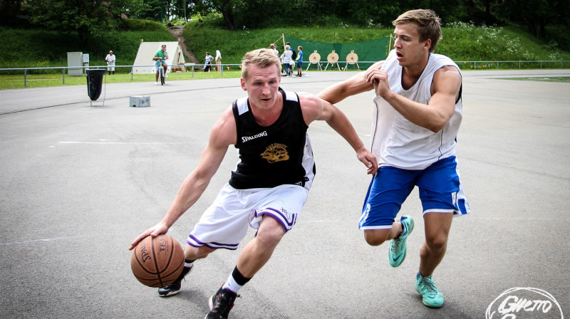 "Ghetto Basket" Alūksnes Pilssalas laukumā
Foto: Renārs Buivids