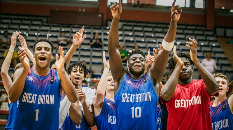 Lielbritānija: pirmā reize starp Eiropas "Top 8" komandām U18 vecuma grupā
Foto: FIBA