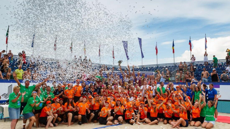 Eiropas U22 pludmales volejbola čempionāta noslēgums
Organizatoru foto