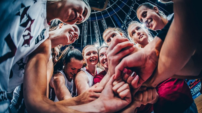 Latvijas sieviešu basketbola valstsvienība
Foto: FIBA