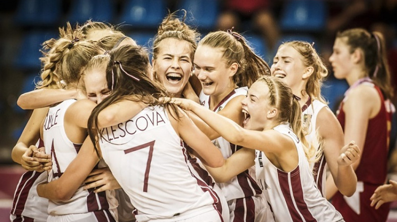 Latvijas U18 meitenes: otrā ceļazīme uz Pasaules kausu pēc kārtas
Foto: FIBA