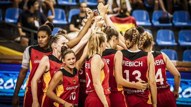 Vācijas U18 meiteņu izlase
Foto: FIBA