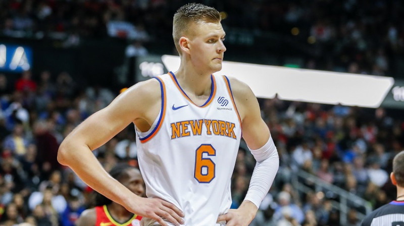 Kristaps Porziņģis. Foto: EPA/Scanpix