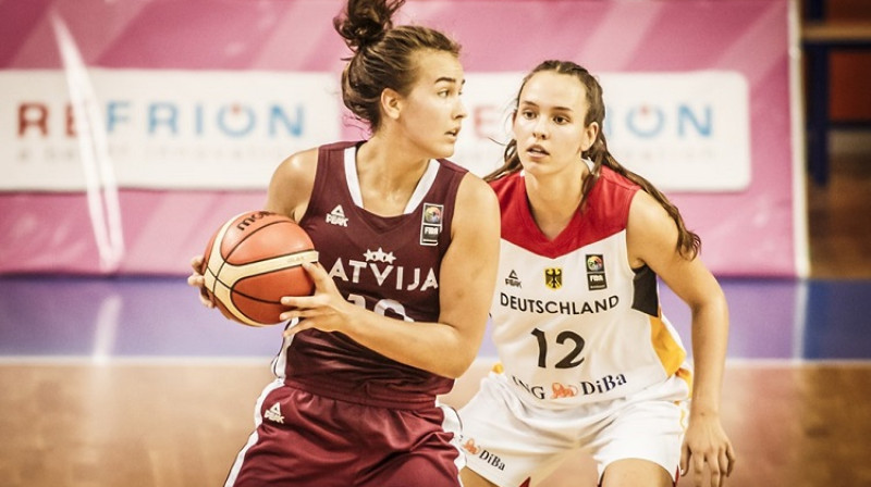 Aleksa Gulbe: Eiropas U18 čempionāta simboliskā piecinieka dalībniece
Foto: FIBA