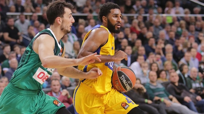 Dīdžejs Sīlijs pret Kauņas "Žalgiri" spēlēja arī Telavivas "Maccabi" rindās
Foto: Euroleague.net