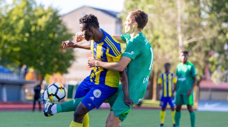 Adeleke Akinjemi šodienas spēlē pret "Liepāju/Mogo"
Foto: Raitis Supe