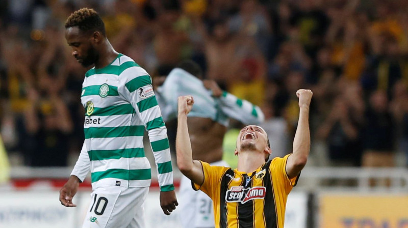 Niklasa Hulta prieki un Musas Dembelē pārdzīvojums
Foto: Reuters/Scanpix