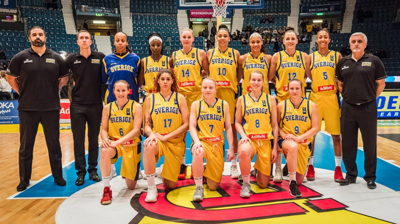 Zviedrijas sieviešu basketbola valstsvienība
Foto: basket.se