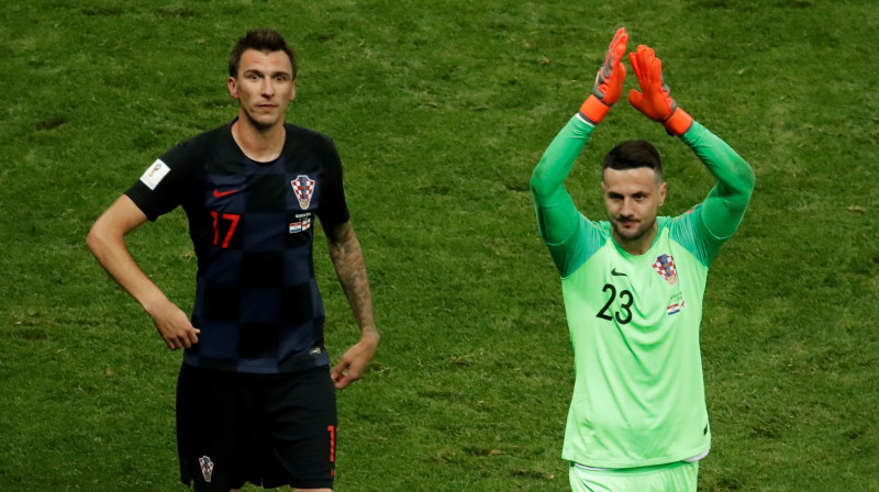 Mario Mandžukičs un Danijels Subašičs
Foto: Reuters/Scanpix