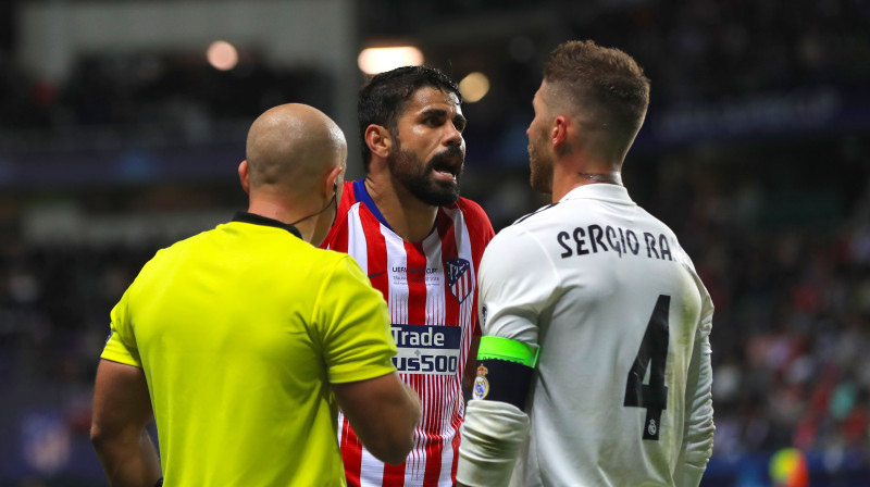 Djēgu Kosta un Serhio Ramoss
Foto: PA Pictures/Scanpix