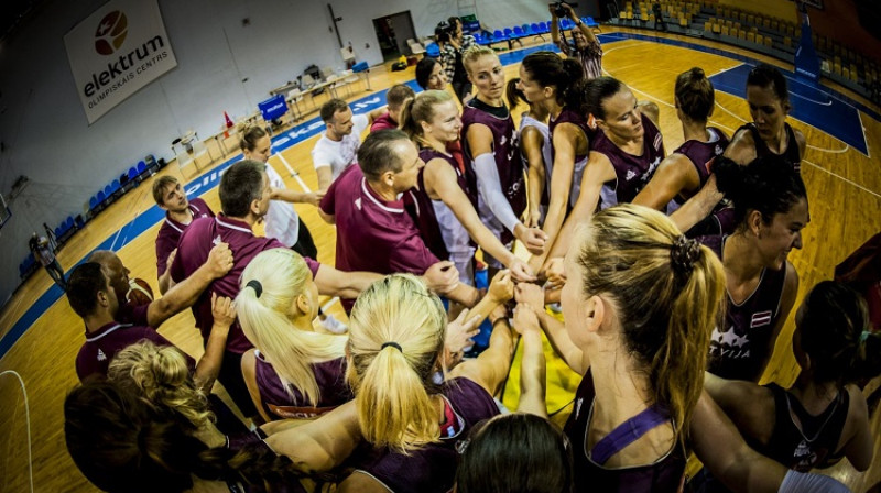 Latvijas valstsvienība 7. augustā
Foto: Renārs Koris