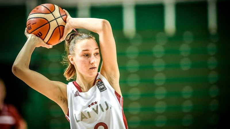 Madlēna Ģērķe: sešas pārķertas bumbas pret Serbiju
Foto: FIBA