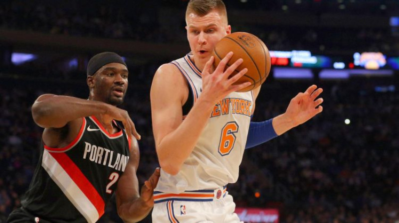 Noa Vonlehs un Kristaps Porziņģis
Foto: Reuters/Scanpix