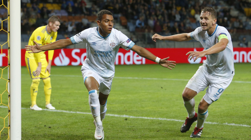 Donjels Malens pēc uzvaras vārtu guvuma 
Foto: Pro Shots/Sipa USA / Scanpix