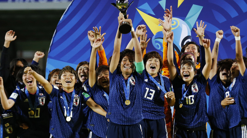 Japānas U20 izlase pēc triumfa Pasaules kausā 
Foto: Xinhua / Scanpix