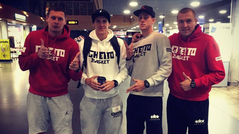 "Riga Ghetto Basket" pirms došanās uz Debrecenu
Foto: Ghetto Basket