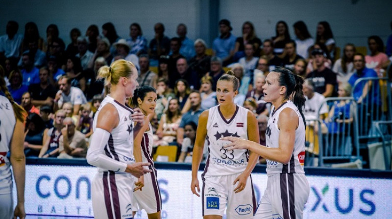 Aija Putniņa, Ieva Pulvere, Kitija Laksa, Anete Šteinberga
Foto: Basket.lv