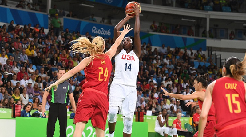 ASV centra spēlētāja Tīna Čārlza
Foto: USA Basketball