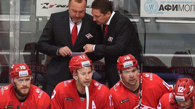 Mārtiņš Karsums un Kaspars Daugaviņš
Foto: spartak.ru