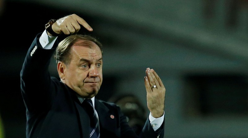 Vladimirs Vaiss spēlē pret citu Baltijas izlasi Igauniju šī gada martā
Foto: Reuters/Scanpix