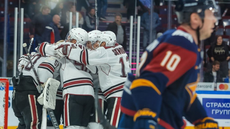 Rīgas "Dinamo" atzīmē pirmo uzvaru sezonā
Foto: Metallurg