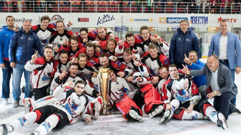 "Zemgale/LLU" ar "Donbass Cup" čempionu kausu
Foto: Hcdonbass.com