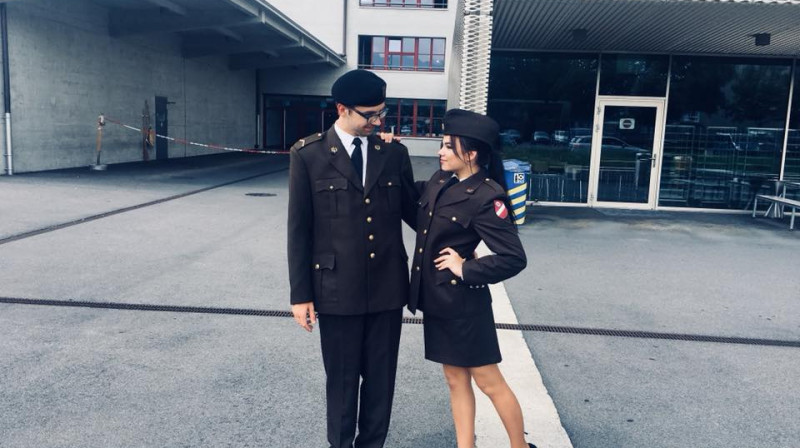 Ernests Erbs un Dženeta Evardsone
Foto no Evardsones Facebook profila